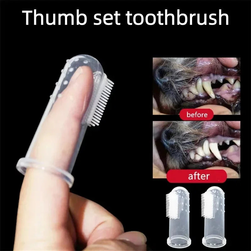 Silicone Pet Finger Toothbrush