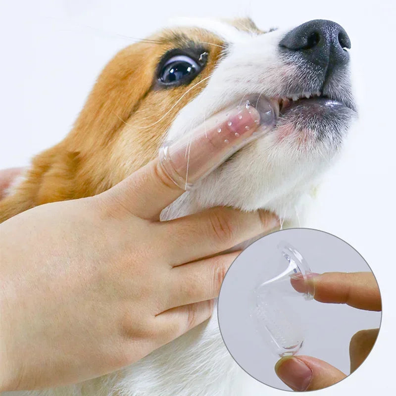 Silicone Pet Finger Toothbrush